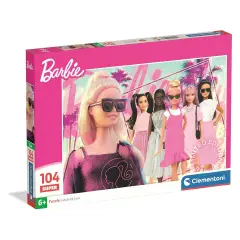 Puzzle 104 Pezzi Super Barbie