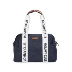 Mommy Bag Borsa Fasciatoio con Materassino in Tela Canvas Black