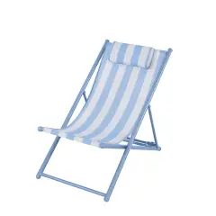 Sdraio Coast Riga Azzurra Reclinabile 3 Posizioni