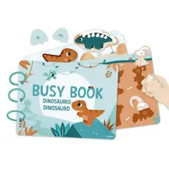 Busy Book Libro Interattivo Dinosauri