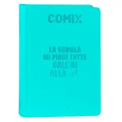 Comix Diario Agenda 16 Mesi Mini Turchese
