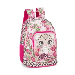 Zaino Scuola WWF Leopardo Organizzato 2 Scomparti