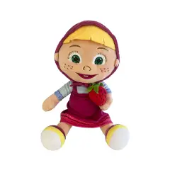 Peluche Masha Con Fragola 35 Cm
