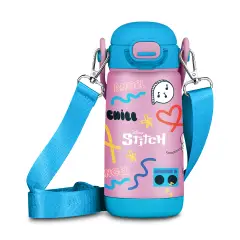 Borraccia Angel Stitch Bambini 400ml Inox Tracolla