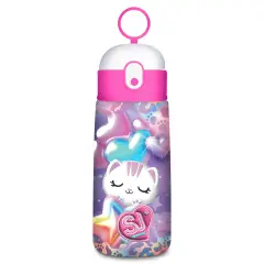 Borraccia SJ Gang con Cannuccia 460ml Inox 100