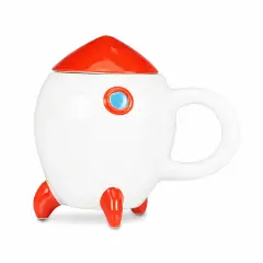 Tazza Cartomania Spazio Ceramica con Tappo