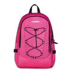 Zaino Scuola Invicta Smart GRS Raspberry Rose 23 Litri Tasca Laptop