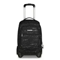 Trolley Scuola Zaino Invicta Plug Fantasy Black Double 34 Litri