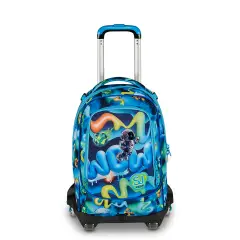 Zaino Trolley Scuola SJ Gang Jack 8WD Space Ride 34 Litri