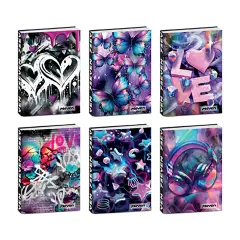 Diario Seven Girl Pocket 12 Mesi Datato 6 Grafiche