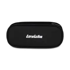 Pencil Bag Lip Plain Grs Jet Black