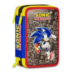 Sonic The Hedgehog Speed Astuccio 3 Zip