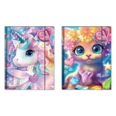 Sj Gang Animali Girl Cartellina con Elastico Ds01