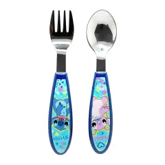 Stitch Set 2 Posate In Acciaio