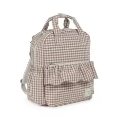 Praliné Zaino Fasciatoio Vichy Moka Walking Mum