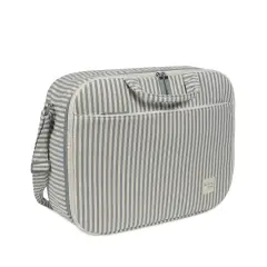 Valigia Maternità Praliné Strisce Matcha Walking Mum