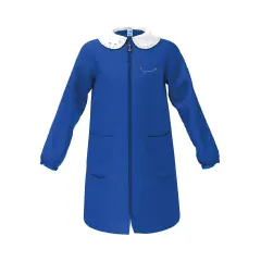 Grembiule Bambina Scuola Zip Be yourself Blu 7 Anni