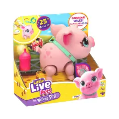 Little Live Pets Piggly Maialino Interattivo con Guinzaglio