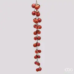 Natale Festone con Palle X33 da Appendere H.120 C6 Red