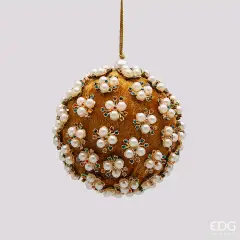 Natale Addobbo Palla Elizabeth D.10 C5 Gold