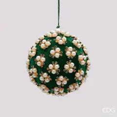 Natale Addobbo Palla Elizabeth D.10 C5 Green