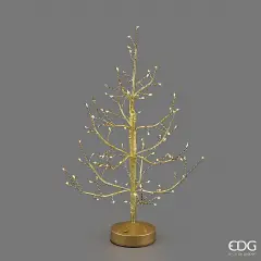 Natale Albero Led Faggio 90miniled H.45 D.10 C6 Gold