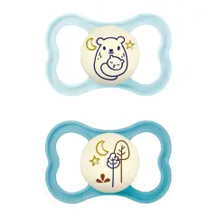 Succhietto Air Night Silicone +6 Mesi Bambino – 2 Pezzi