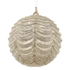 Sfera Natalizia Vetro Layers Champagne Ø150 Cm
