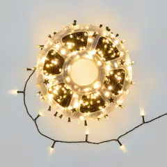 Catena Luminosa 100 m 1000 MaxiLED Bianco Caldo Ø7 mm