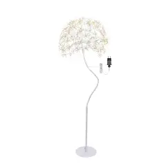 Albero Luminoso a Sfera Bianco RICH 160 cm con 1350 MicroLED