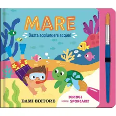 Libro Acquacolor da Colorare Con Pennello - Mare