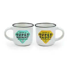 Legami - Expresso Per Due Set Tazzine Da Caffè Super Mummy E Super Daddy