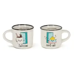 Legami - Expresso Per Due Set Tazzine Da Caffè Caffein - Caffeout