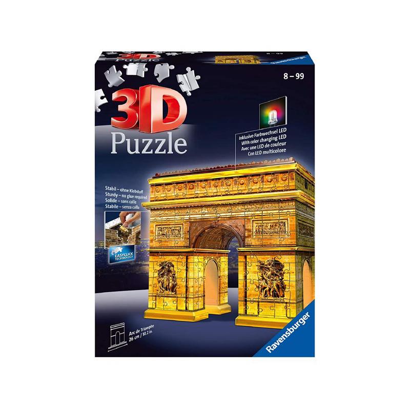 PUZZLE 3D ARCO DI TRIONFO NIGHT EDITION - puzzle 3d