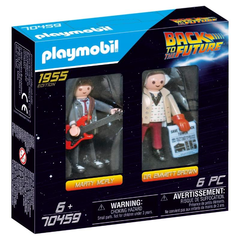 MARTY & DOC BROWN 1955 PLAYMOBIL BACK TO THE FUTURE