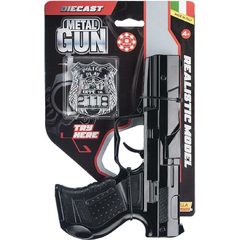 PISTOLA POLICE BLACK - METAL GUN