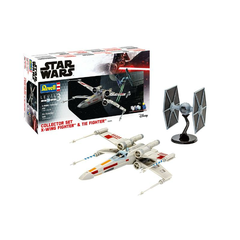 GIFT SET X-WING FIGHTER + TIE FIGHTER SCALA 1:571:65