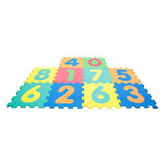 TAPPETO PUZZLE 10 PEZZI 123 LEARNING