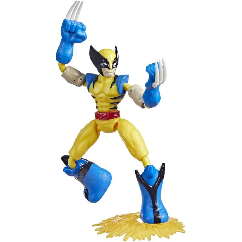 AVENGERS BEND AND FLEX FIRE MISSION WOLVERINE - action figures ed accessori