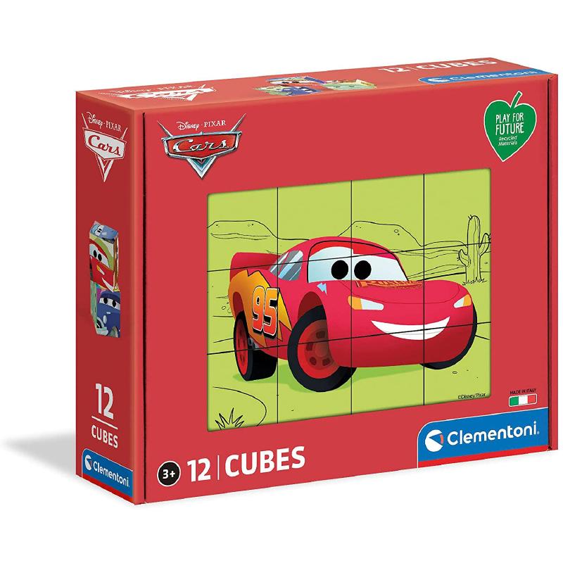 CUBI 12 PFF - CARS - Puzzle in cartone